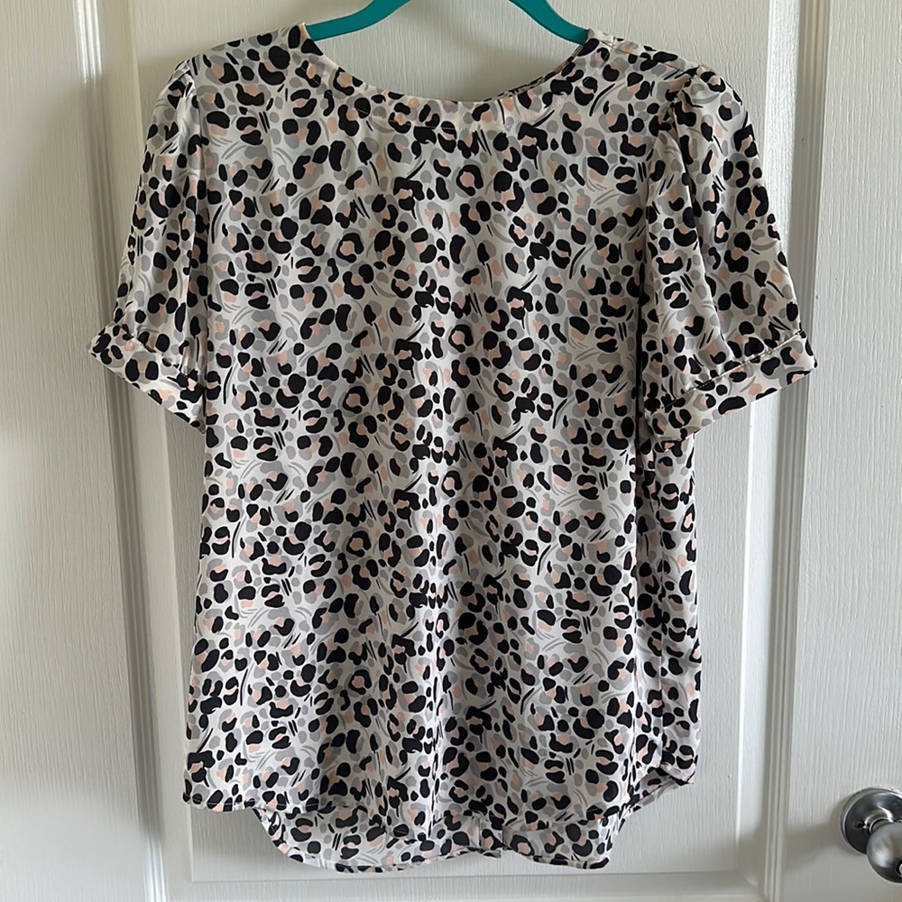 Loft Animal Print Blouse